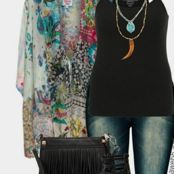 5 item Plus size style summer outfit XL-3X - Picture 2 of 7